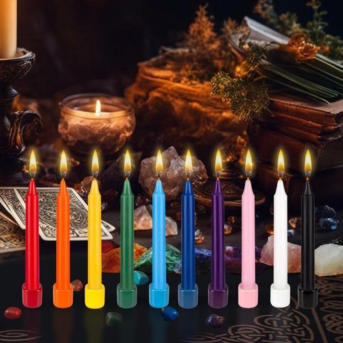 20 pcs Unscented White Exquisite Mini Taper Candles 4 Inch Tall x 1/2 Inch Di... - Picture 6 of 6