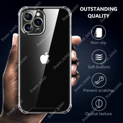 Wholesale Bulk Shockproof Clear Case Cover Lot For iPhone 15 14 13 12 11 Pro XS