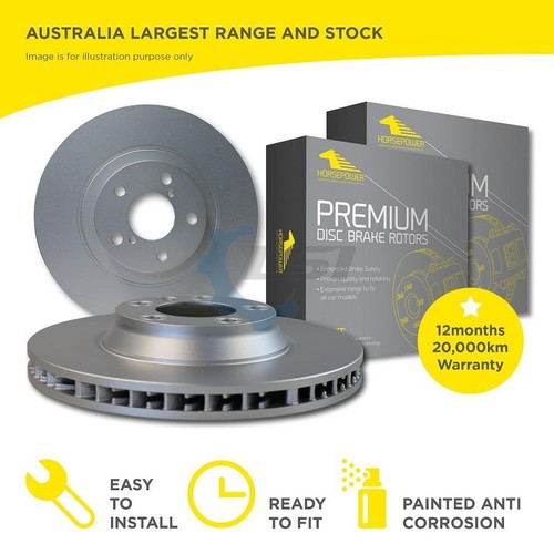 Front and Rear Brake Disc Rotors Pack for  Audi Q7 VW Toureg Porsche Cayenne - Picture 1 of 4