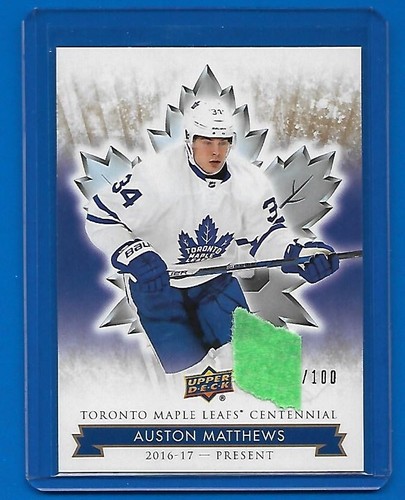 2017-18 TORONTO MAPLE LEAFS CENTENNIAL HOCKEY GOLD CARD /100 CARD 1-200 SEE LIST - Picture 3 of 3