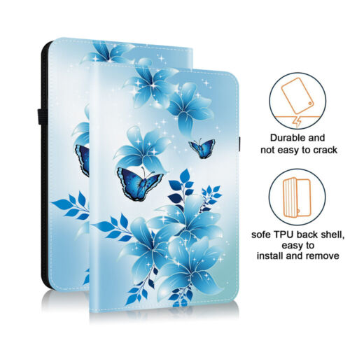 For Lenovo Tab M11 M10 M9 M8 M7 P11 Case Pattern Leather Flip Folio Stand Cover - Picture 68 of 73