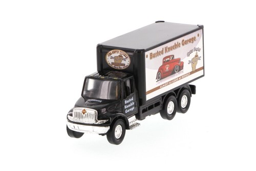 INTL BUSTED KNUCKLE GARAGE DELIVERY TRUCK DIECAST PACKAGE BOX OF 12 ASSORTED 5" - Bild 2 von 4