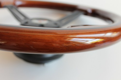 Steering Wheel fits For BMW ALPINA Wood Black E31 E32 E34 E36 Wooden 92-96 - Picture 6 of 10