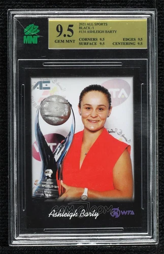 2020-21 All Sports #134 Ashleigh Barty Rookie MNT 9.5 graded BLACK 1/1 RC