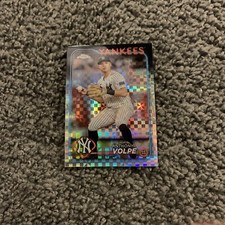 ANTHONY VOLPE 2024 TOPPS CHROME X-FRACTOR NEW YORK YANKEES #236