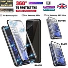 For Samsung Galaxy S21 FE Plus Ultra FRONT+BACK GLASS Magnetic Metal Case Cover