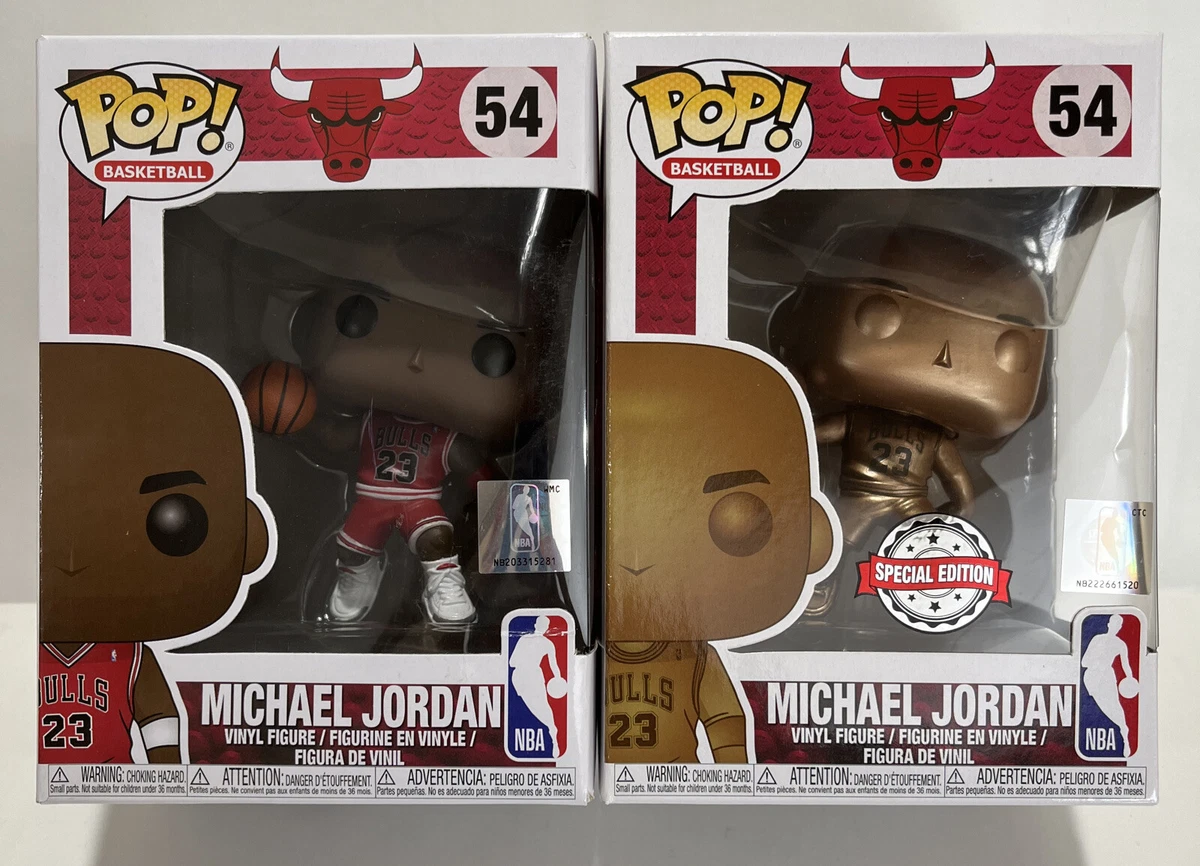 POP! NBA Bulls Michael Jordan Bronze Exclusive Vinyl Figure