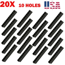 20* Screwdriver Bit Holder 10 Holes 1/4 Hex Shank PVC Storage Organizer Case USA