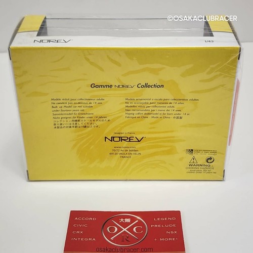 NOREV 1:43 Suzuki SX4 WRC 2008 JDM Rare Diecast Toy Car Yellow Genuine Sealed - Picture 11 of 12