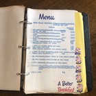 RARE VINTAGE RESTAURANT MENUS Daily Specials Binder 1950s Oneonta NY w Notes — photo 2