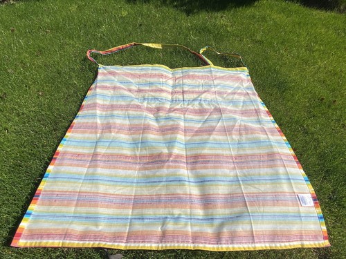 🏳️🌈 2 NWOT FIESTA FIESTAWARE Never Worn Unisex Rainbow Striped Aprons 🏳️🌈 - Picture 3 of 8