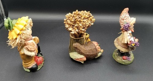 Greenbrier International Inc Fall Thanksgiving Figurines Pumpkin Scarecrow - Picture 2 of 6