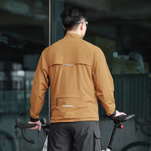 WOSAWE Unisex Radfahren Windbreaker YKK Zwei-Wege-Reißverschluss Reflektierende - Bild 9 von 17