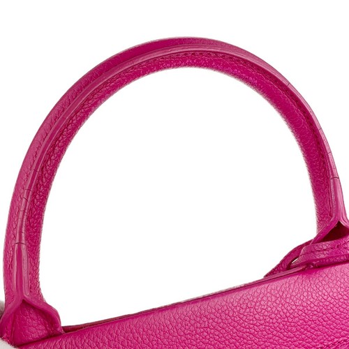 Saint Laurent Cabas Rive Gauche Leather Suede Pink 2way Handbag 2965 - Picture 11 of 24