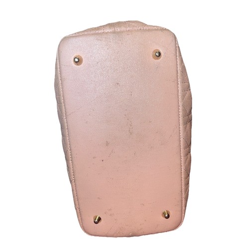 Christian Dior Hand Bag Pink Coated Canvas 448689 - Picture 4 of 9