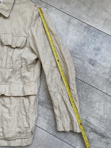 Ann Demeulemeester Herren Cargo Beige Design Jacke Gr. XL (good fit’s M/L)  - Bild 18 von 19