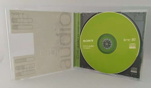 Sony CD-R80 CRM80CRG Audio Lime Green Musik CDR Rohling beschreibbare Disc - NEU - Bild 7 von 10
