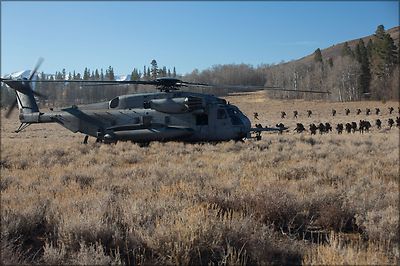 Poster, Many Sizes; Marine Corps Ch-53E Super Stallion Helicopter Extraction