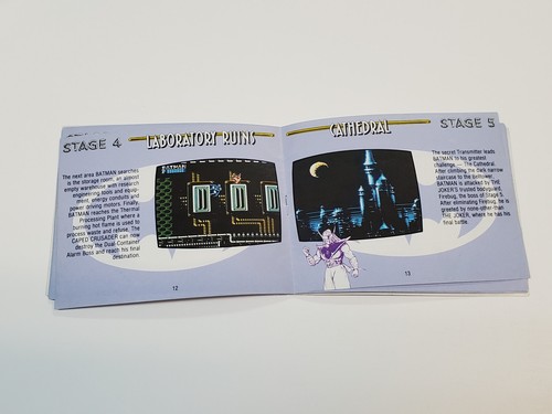 Batman Authentic Original NES Nintendo Manual Only *sticker/staple/wear - Bild 14 von 23