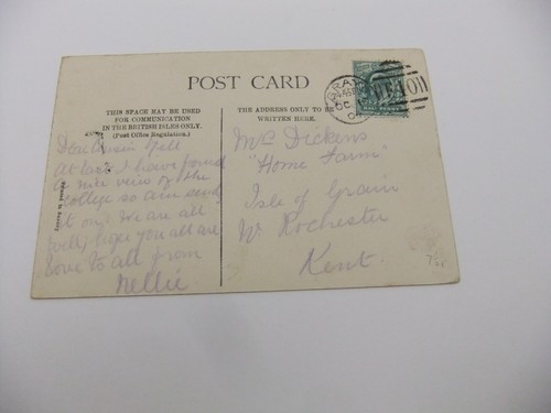 Grays College Essex England Postkarte gestempelt 1904 - Bild 6 von 9