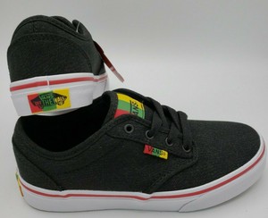 vans atwood black red