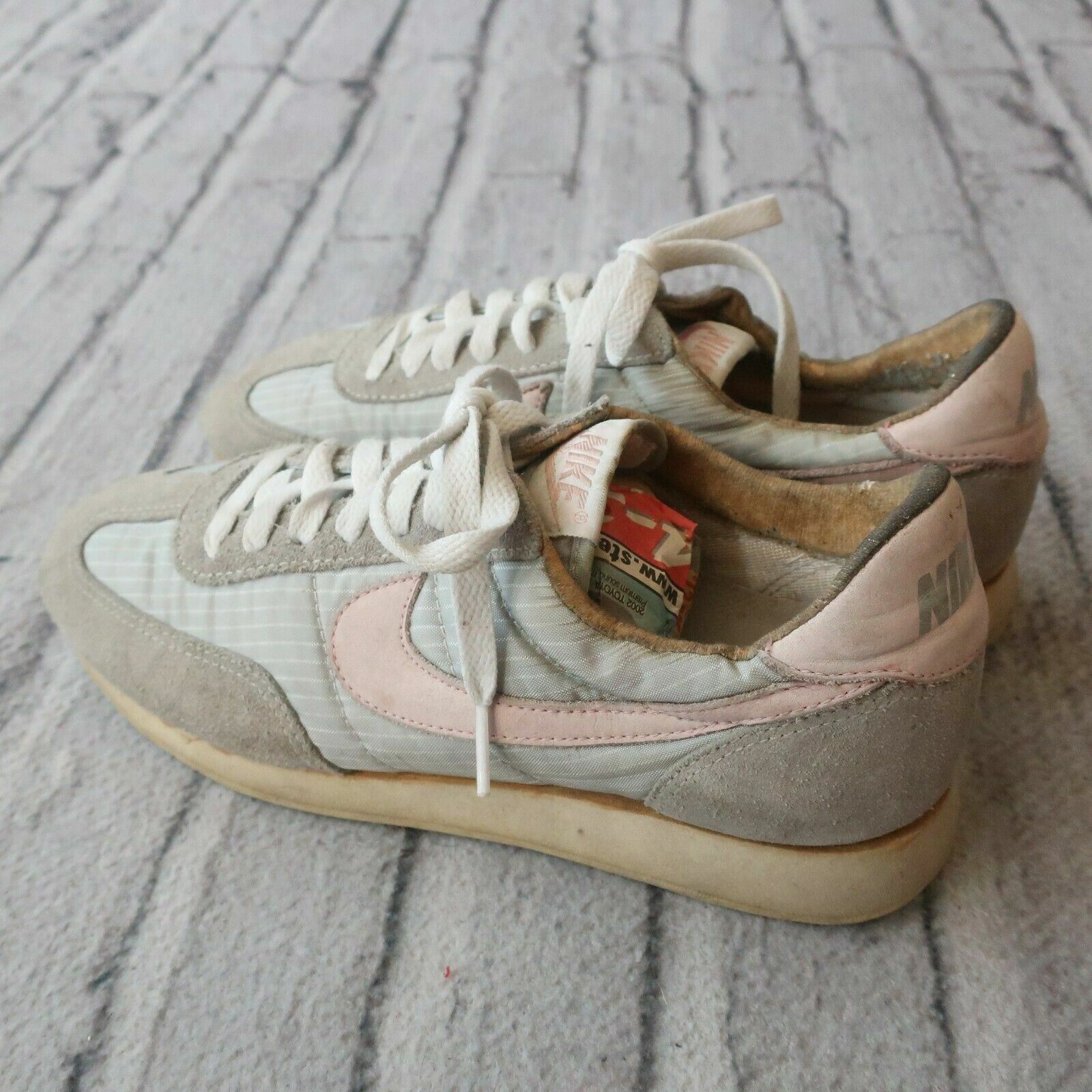 Vintage 80s Nike Running Shoes Womens Waffle Trai… - image 3