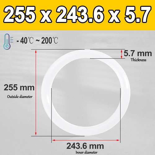Metric VMQ Silicone Rubber O-Rings Seals 5.7mm Cross Section 13.6 - 678.6mm ID - Picture 85 of 154