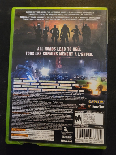 Resident Evil: Operation Raccoon City - Xbox 360 (2012) Complete with Manual - Picture 3 of 5