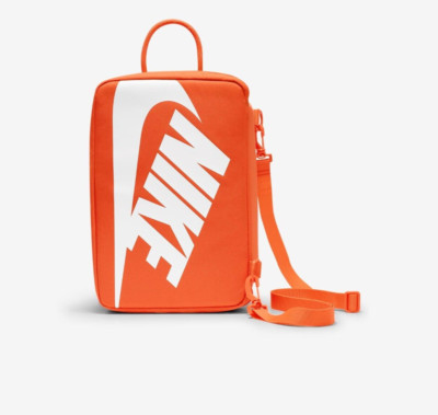 Nike Sportswear Shoe Box Sneaker Bag Orange White Swoosh Keep Your Sneakers Safe