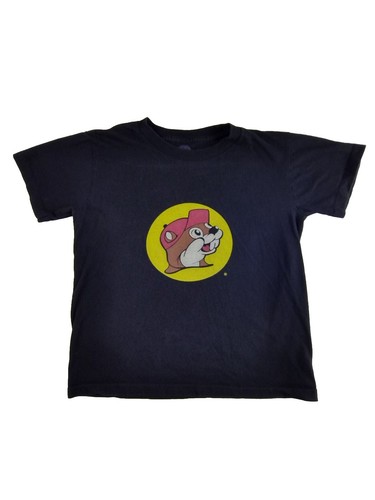 Buc-ee's Shirt Youth Small Kid's Black Peace Love Buc-ee's Texas Made In USA