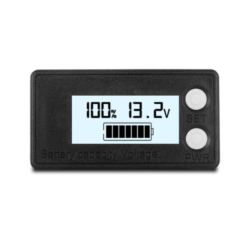 Batterie Kapazität Monitor Anzeige Lithium-LiFePO4 Voltmeter Spannung Gauge - Bild 8 von 25