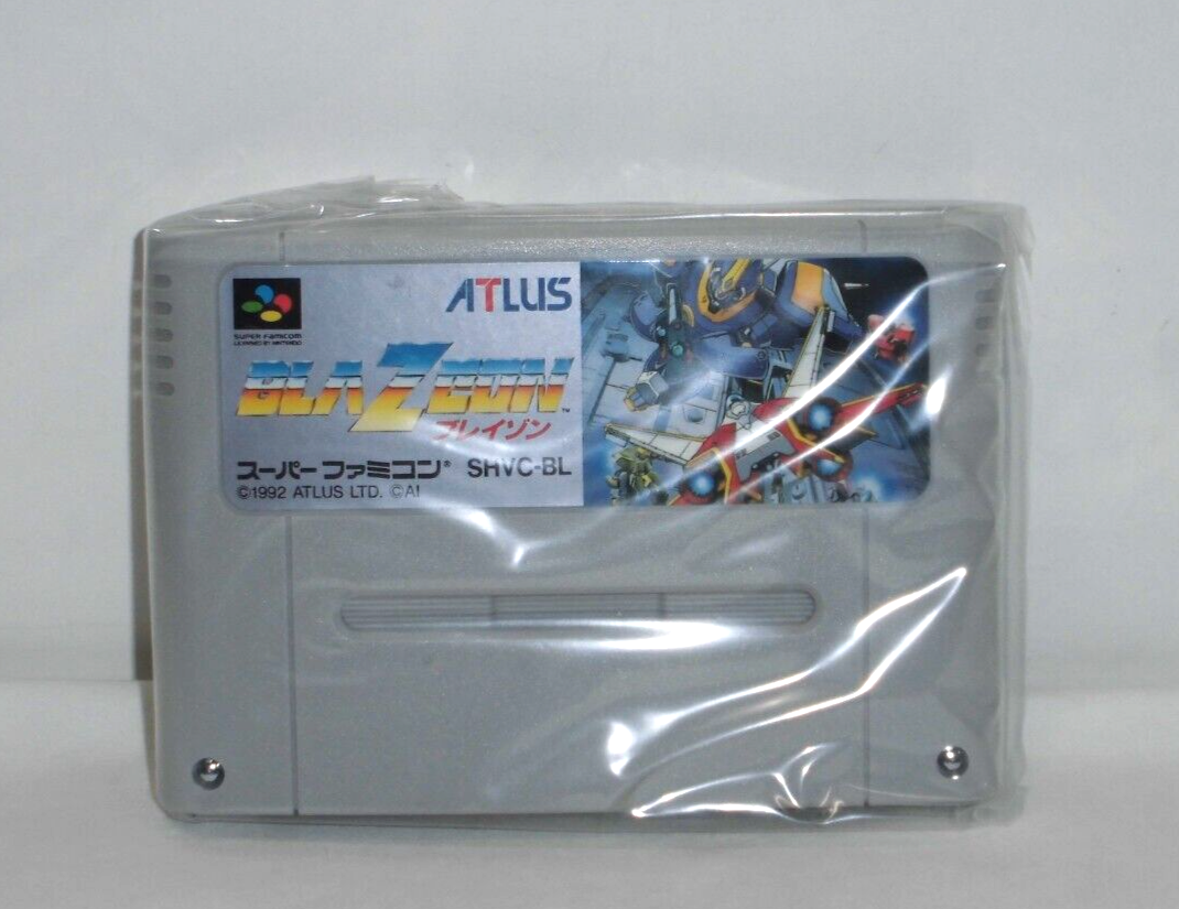 SNES -- BLAZEON -- NEW! Popular shooter. Super famicom SNES -- BLAZEON -- NEW! Popular shooter. Super famicom