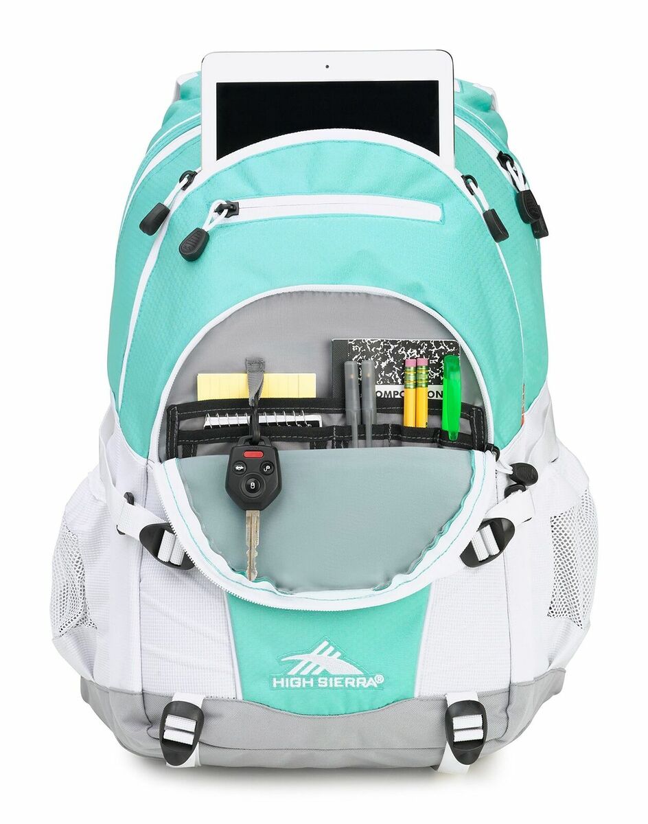 High Sierra Loop 33L School Backpack Daypack Aquamarine