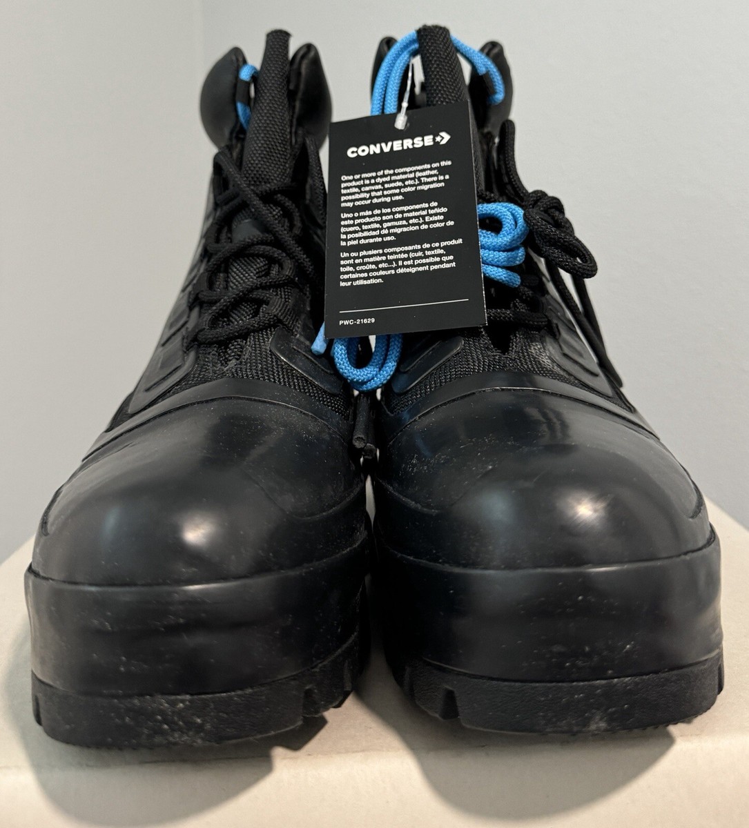 Converse x Ambush CTAS Duck Boot Black Canvas Womens 7 Mens 5