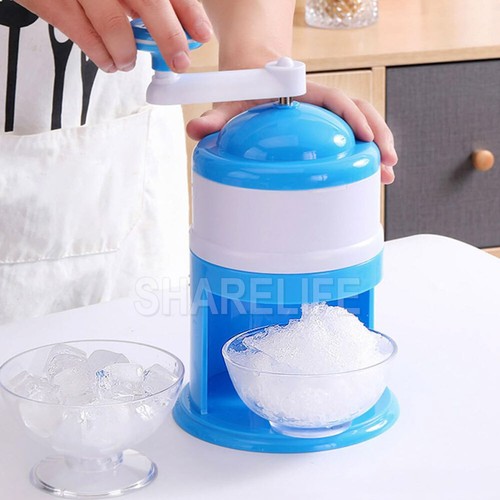 Manual Ice Shaver Crusher Shredding Snow Cone Maker Machine Create Drink Tool AU - Picture 9 of 9