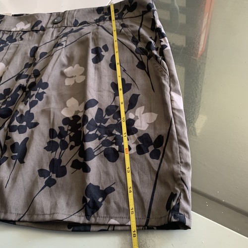 GAP Women's Casual Floral Mini Skirt With Pockets Size 4 Gray NWT $39.99 - Picture 6 of 9