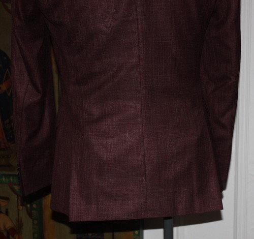 NEW Hugo Boss Hutson Open Red Wool & Silk Blend Sport Coat Sz 36R NWT $895 - Picture 14 of 18