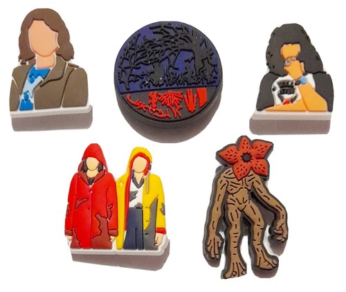 Strangers! Set #3 Shoe Charms! NEW! 5PC Set! For Shoes More! Croc Compatible! - Picture 1 of 2