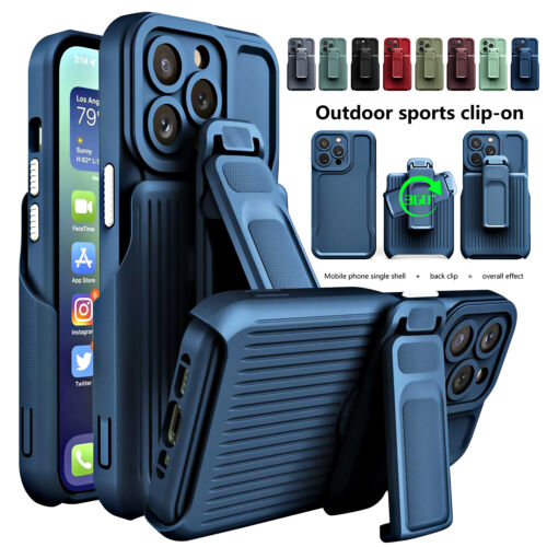 For iPhone 15 14 Pro Max 13 12 11 XR 7 8 Plus Case Rugged Shockproof Phone Cover - Picture 1 of 23