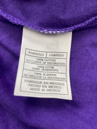 LSU Tigers Shirt Women Large Graphic Purple Team Nike 2007 V Neck NCAA - Picture 4 of 10