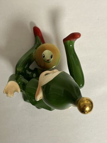VTG Josef Originals Land of Make Believe Pixie W/ Worm popping out of mushroom - Picture 15 of 19