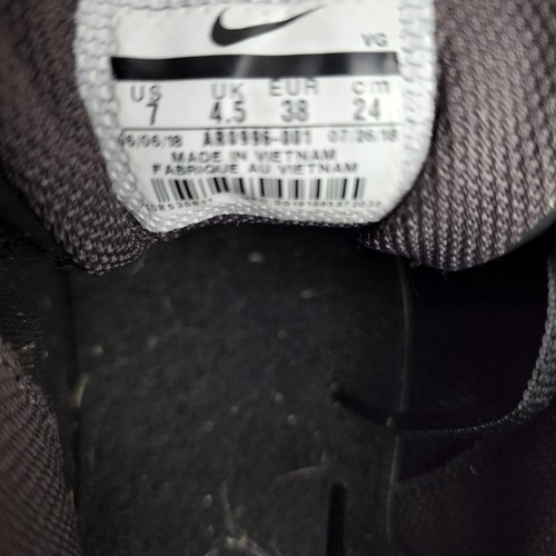 Botines de fútbol de plástico para jóvenes Nike Fast Flex negros parte superior baja con cordones vendedor de EE. UU. - Imagen 9 de 12