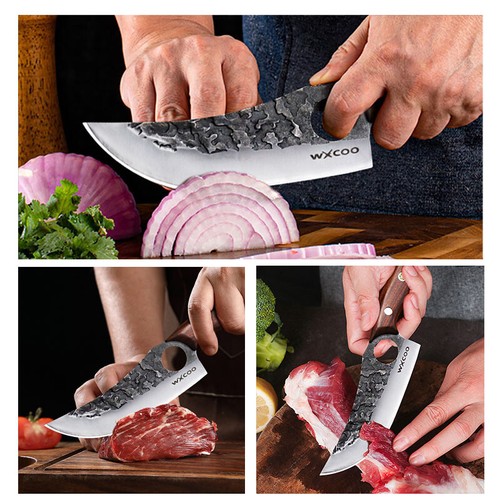 Multipurpose Kitchen Chef Knife Set BBQ Knives for Outdoor Camping Pizza Cheese - Picture 3 of 24