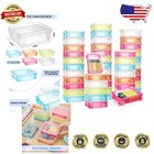 50 Pcs Lightweight Crayon Storage Containers with Lids - Art & Craft Essentials