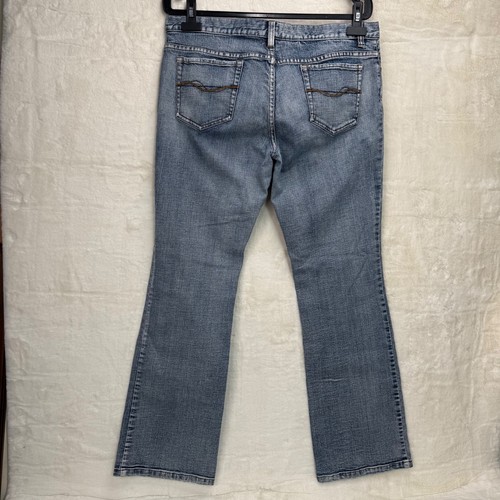 Daisy Fuentes Womens Size 14 Faded Blue Bootcut Jeans Cotton Spandex Blend - Picture 2 of 12