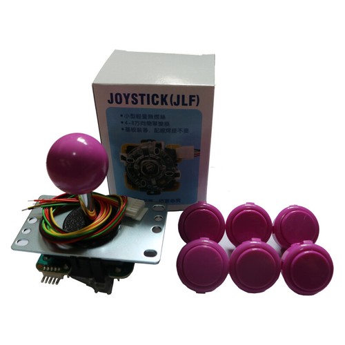 Joystick originale Sanwa JLX-TP-8YT e 8 pz di pulsanti OBSF-30 per armadio arcade - Foto 5 di 12