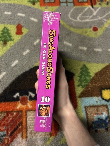 Disneys Sing Along Songs Beauty and the Beast Be Our Guest VHS & Audio Tape New - Picture 2 of 6