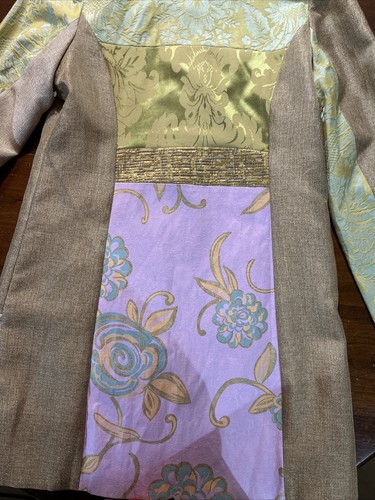 Chaqueta Larga Julia K Art To Wear Acolchada Mezcla Poliéster Cuello Mandarín M - Imagen 8 de 8