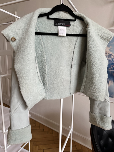 ✅ MARCCAIN Damen echt Leder Lammfell Jacke Gr. N 2, S, M - Bild 8 von 10