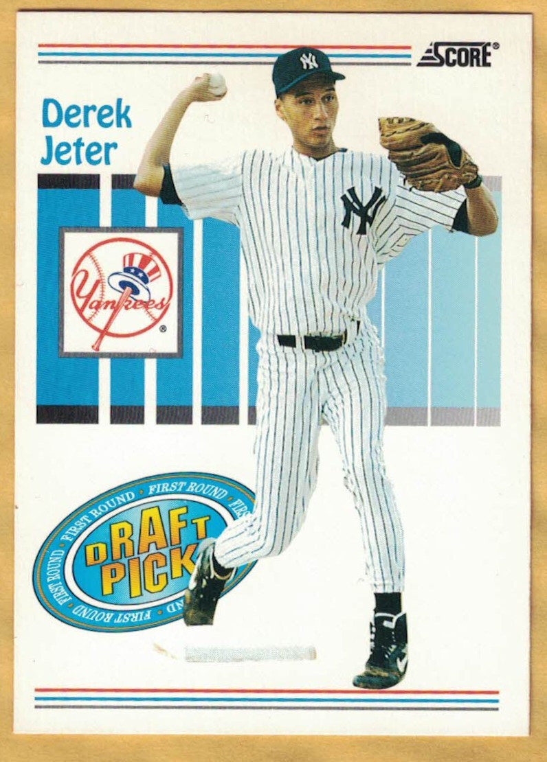 Derek Jeter   -    1993 Score   (#489)  RC  Rookie  NM